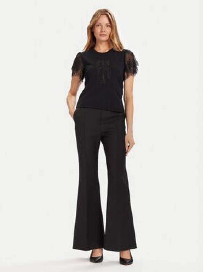 Fracomina T-Shirt FR25WT3059J401G1 Czarny Regular Fit