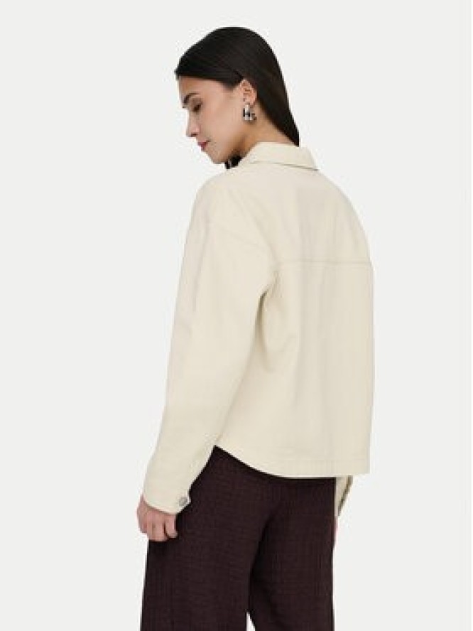 ONLY Kurtka jeansowa Lara 15372651 Beżowy Regular Fit