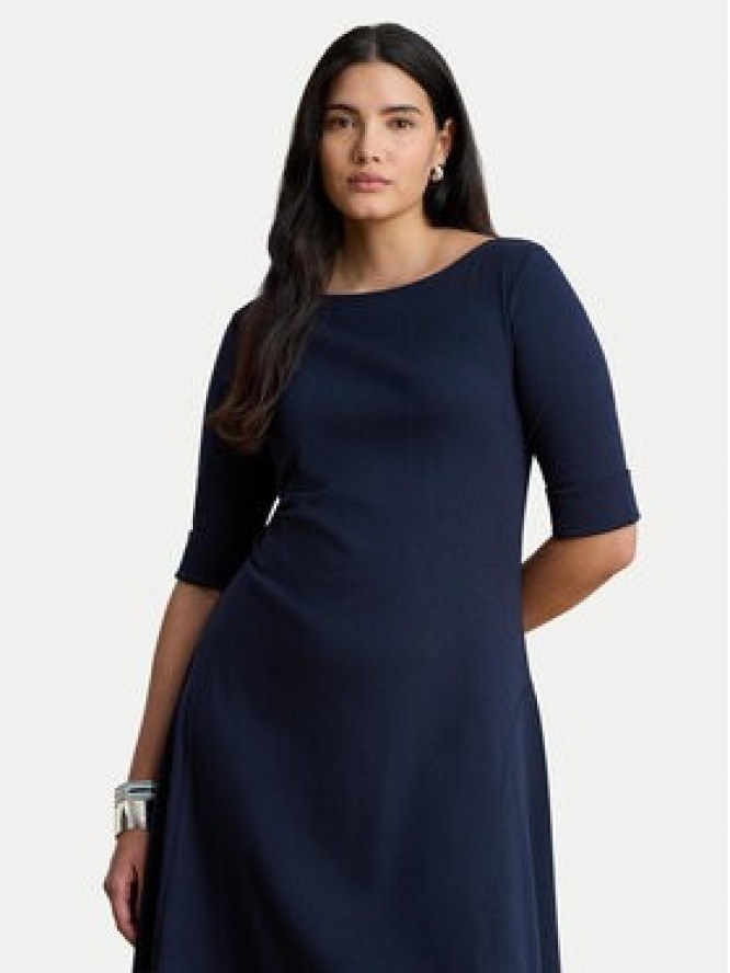 LAUREN RALPH LAUREN Sukienka koktajlowa Munzie 200973599005 Granatowy Regular Fit