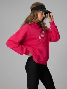 Bluza dresowa loose z kapturem damska 4F 4FRSS26TSWSF2836