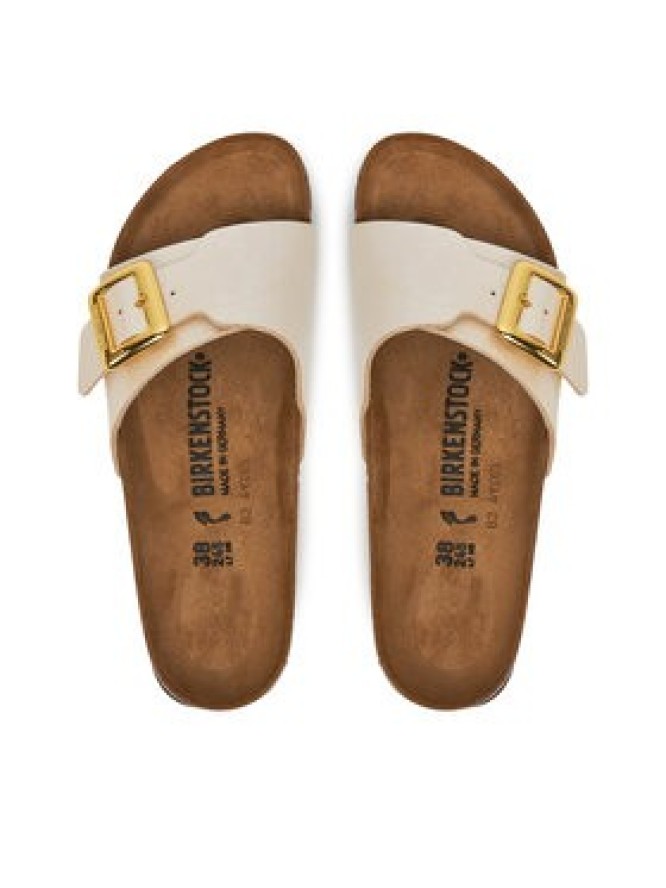 Birkenstock Klapki Catalina Cushion Buckle 1029393 Écru
