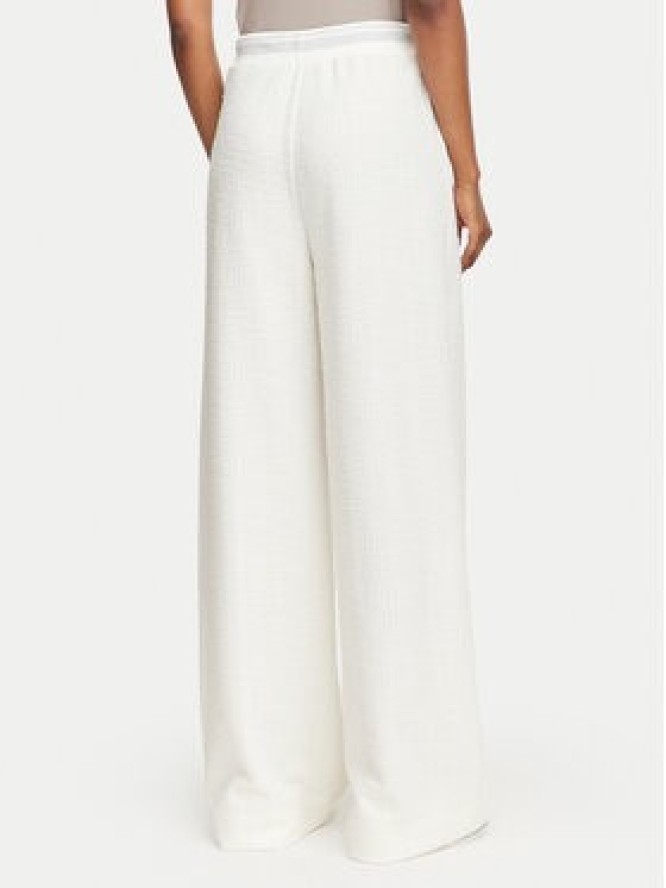 Guess Spodnie materiałowe W6YB13 K4363 Kremowy Relaxed Fit