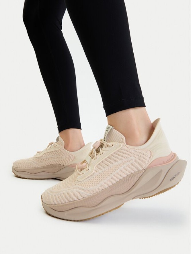 Clarks Sneakersy Pace Rise. 26187828 Beżowy