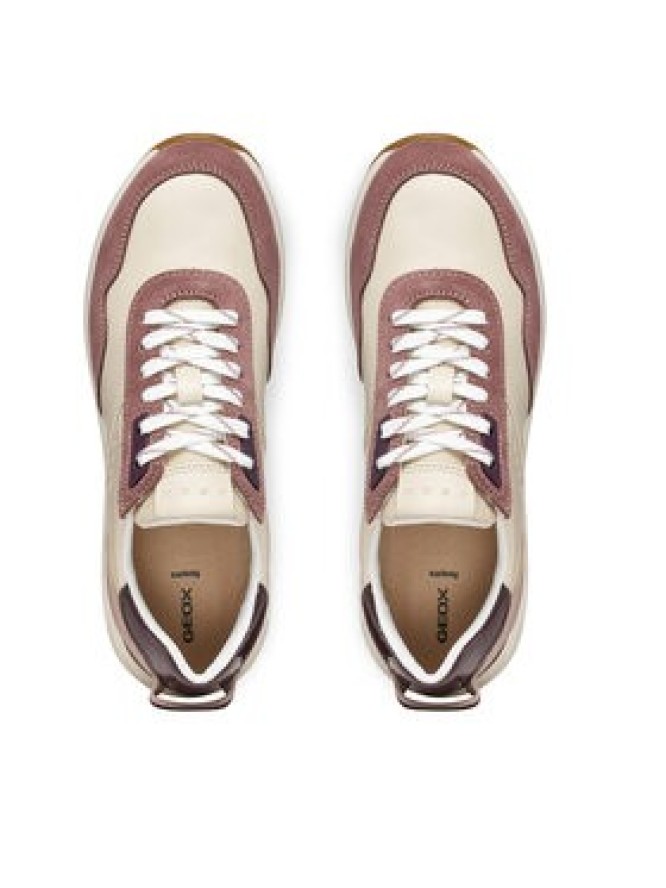 Geox Sneakersy D Bulmya D66NQA 05422 C5VA8 Kremowy