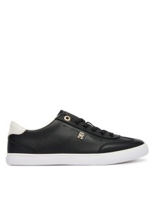 Tommy Hilfiger Sneakersy Th Chic Low Profile Vulc FW0FW09104 Czarny