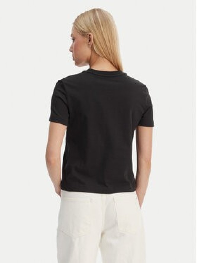 Calvin Klein T-Shirt LV044C905G Czarny Regular Fit