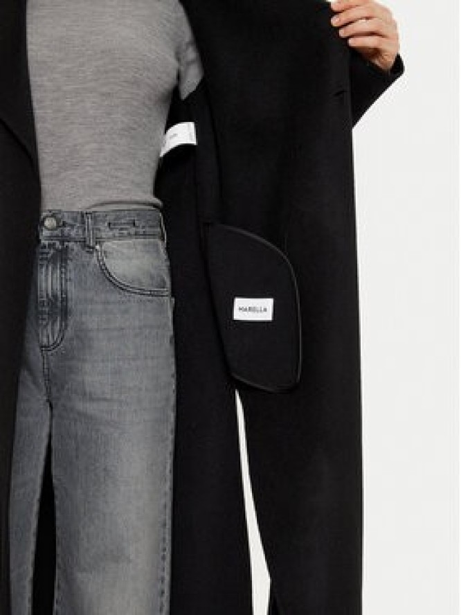 Marella Płaszcz wełniany Ardenza 2423016031 Czarny Regular Fit