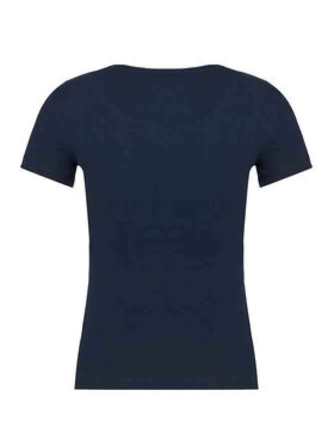 Tommy Jeans Longsleeve Badge DW0DW17881 Granatowy Slim Fit