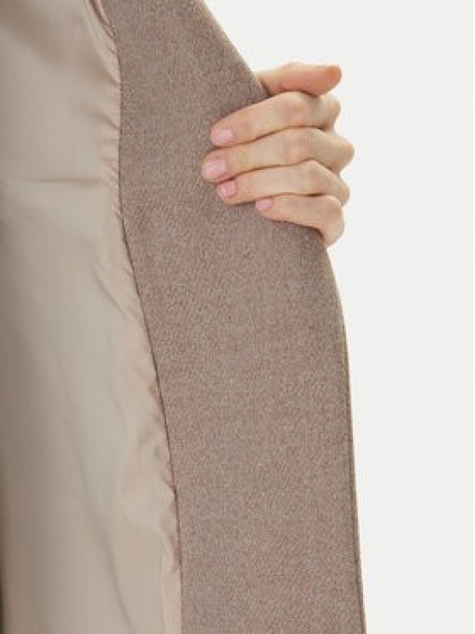 Maryley Płaszcz przejściowy 25IB807/01SS Beżowy Regular Fit