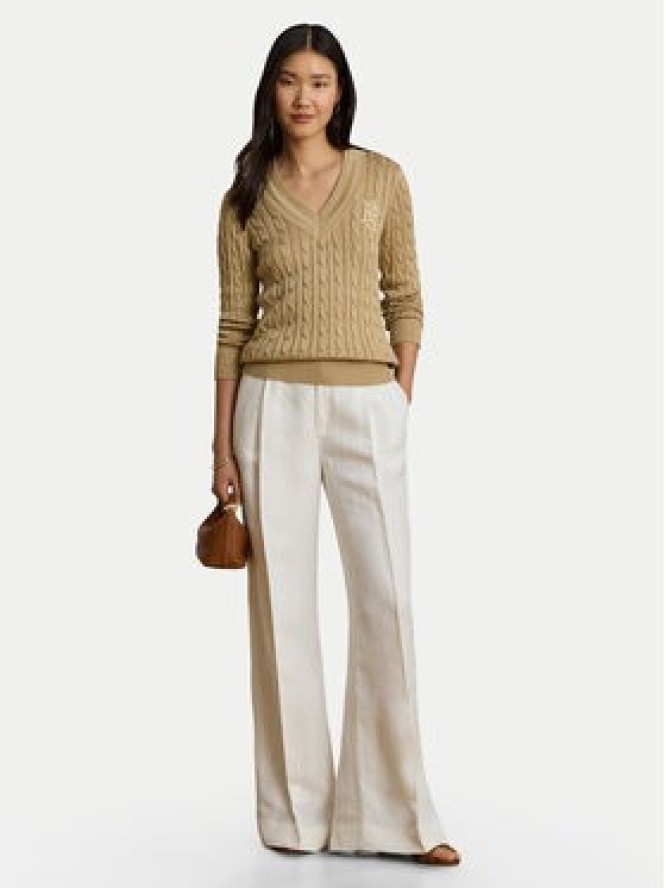 LAUREN RALPH LAUREN Sweter Meren 200888795013 Beżowy Regular Fit