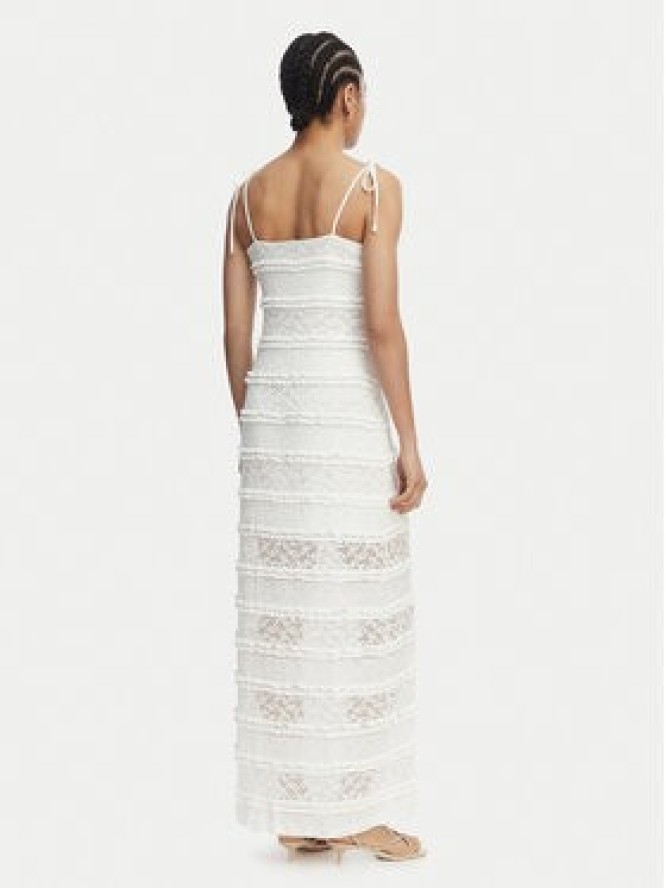Vero Moda Sukienka wieczorowa Lucia 10348443 Kremowy Regular Fit