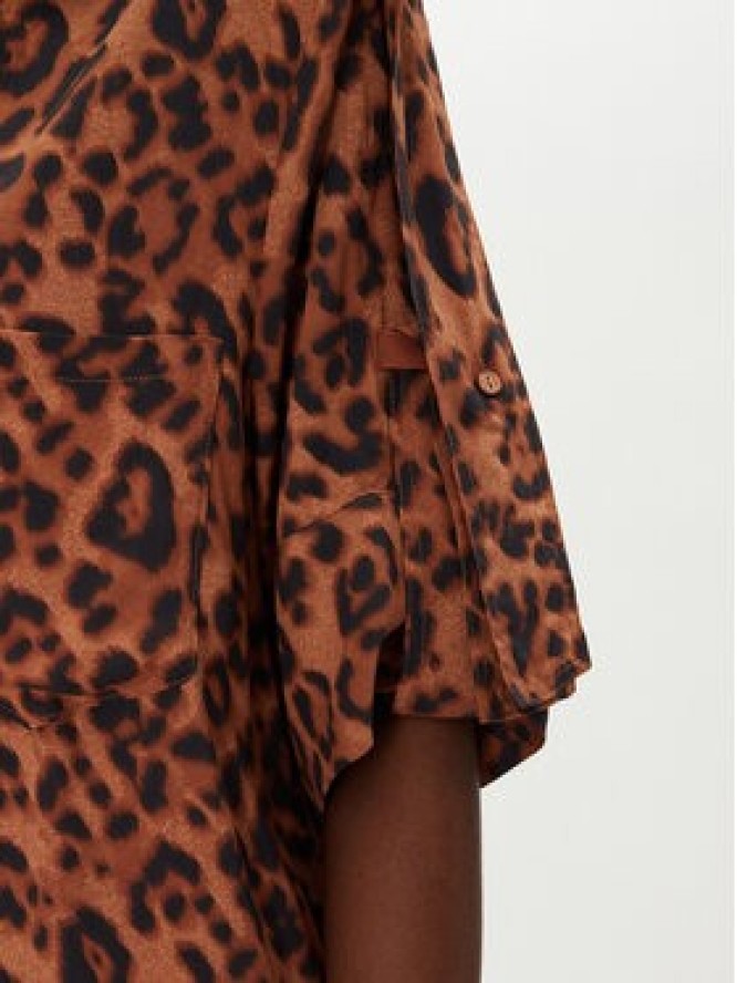 Chantelle Koszula Explore C18SH5 Brązowy Relaxed Fit