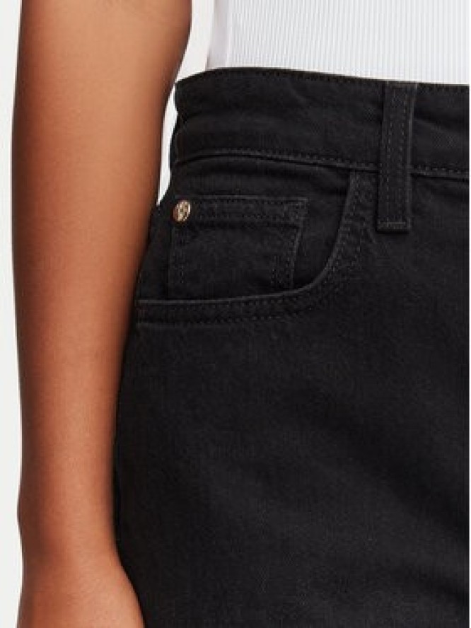 Guess Jeansy W6YA3J D1544 Czarny Tapered Leg