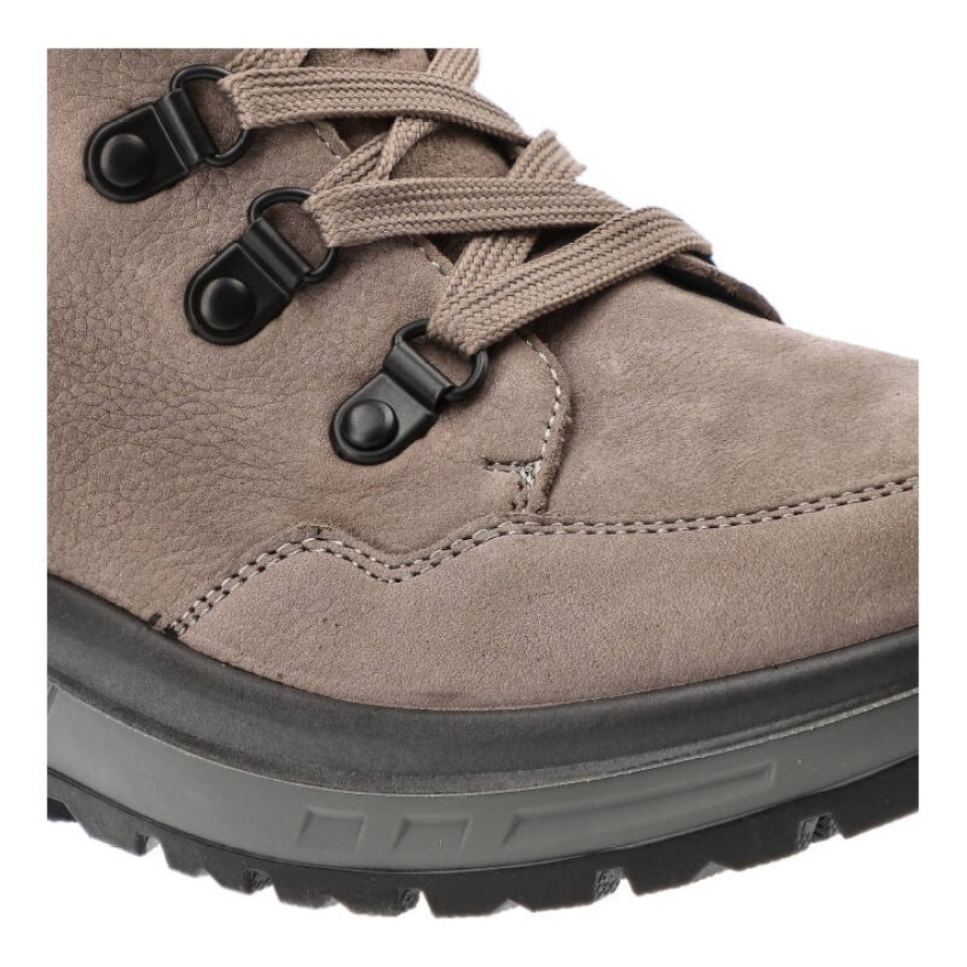 Szare Botki G-Comfort Wygodne Obuwie Damskie