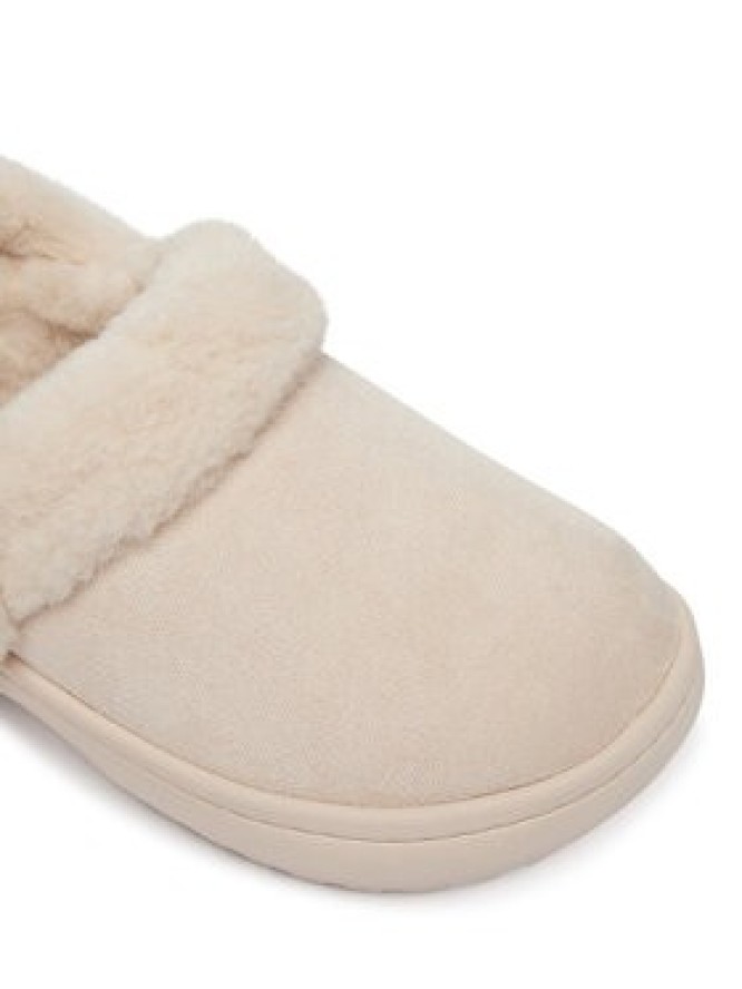 Crocs Klapki Classic Unfurgettable Vegan Suede Clog 212106 Kremowy