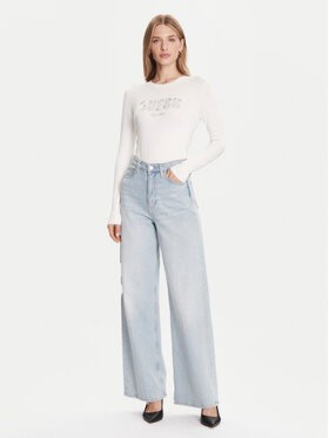 Guess Sweter W5BR40 Z2NQ2 Écru Regular Fit