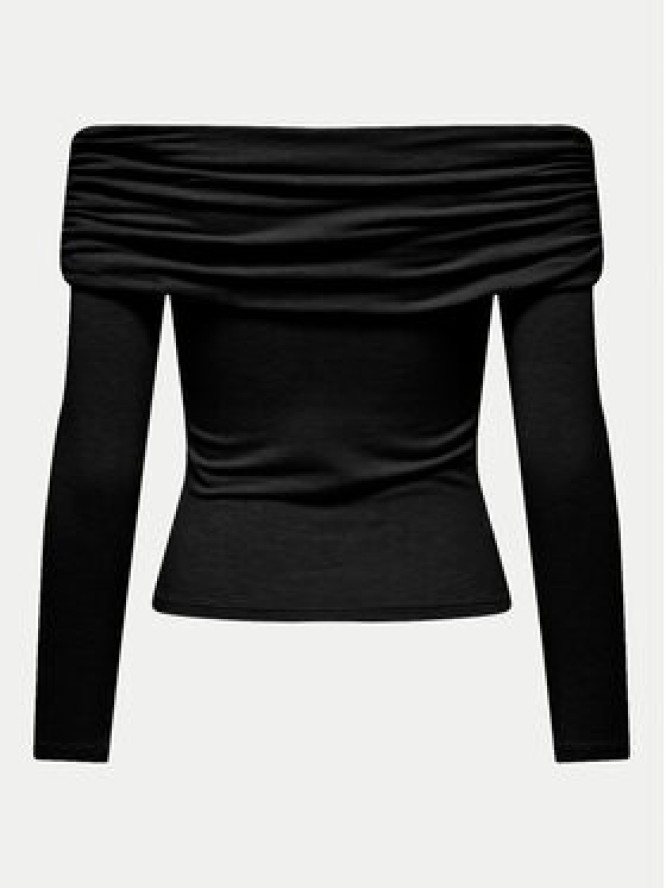 ONLY Bluzka Glamour 15339759 Czarny Slim Fit