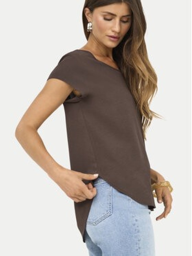 ONLY Bluzka Vic 15142784 Brązowy Regular Fit