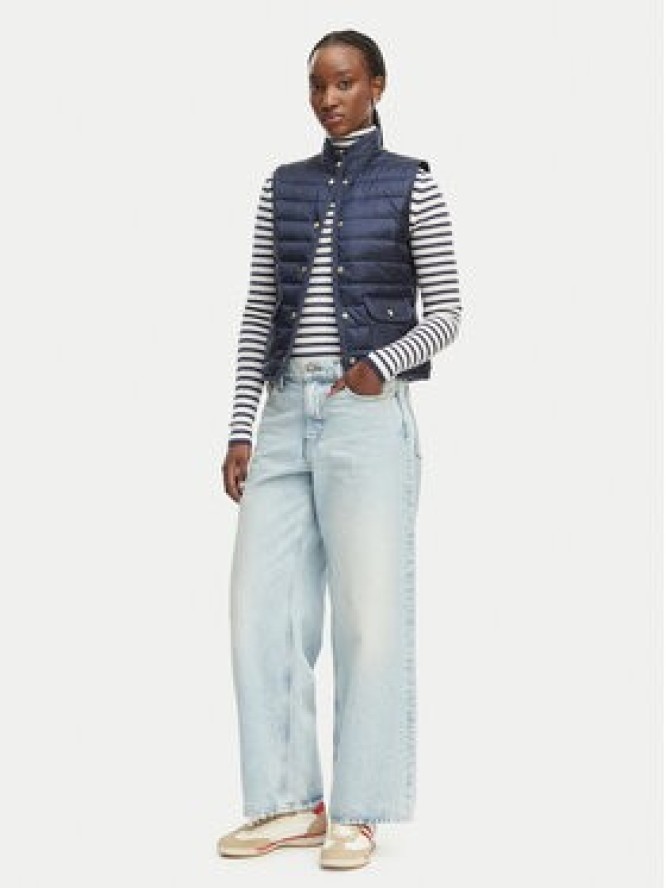 Tommy Hilfiger Bezrękawnik WW0WW49661 Granatowy Slim Fit