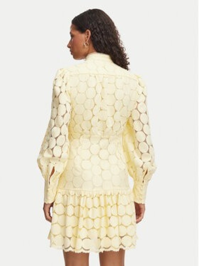 Bardot Sukienka koktajlowa Remy 58421DB7 Żółty jasny Regular Fit