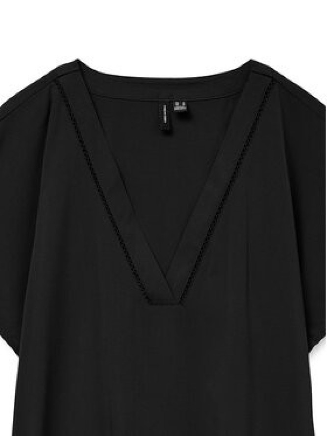 Vero Moda Bluzka Bella 10327551 Czarny Regular Fit