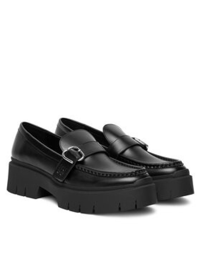 HUGO Loafersy 50548196 Czarny