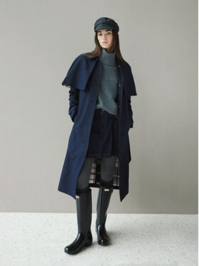 Hunter Trencz Keltie HARW0014251 Granatowy Regular Fit