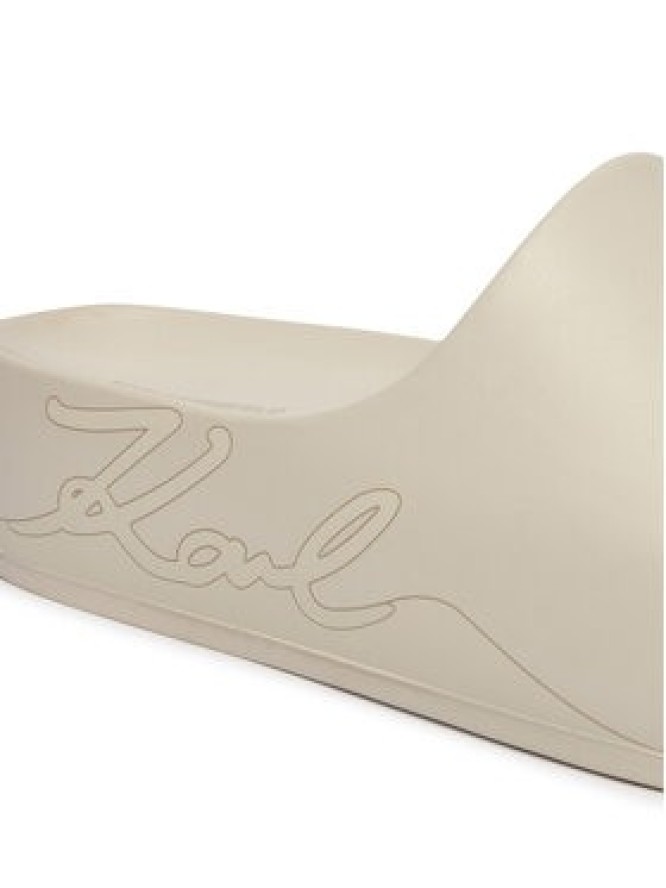 KARL LAGERFELD Klapki Kobo II KL86048F Écru