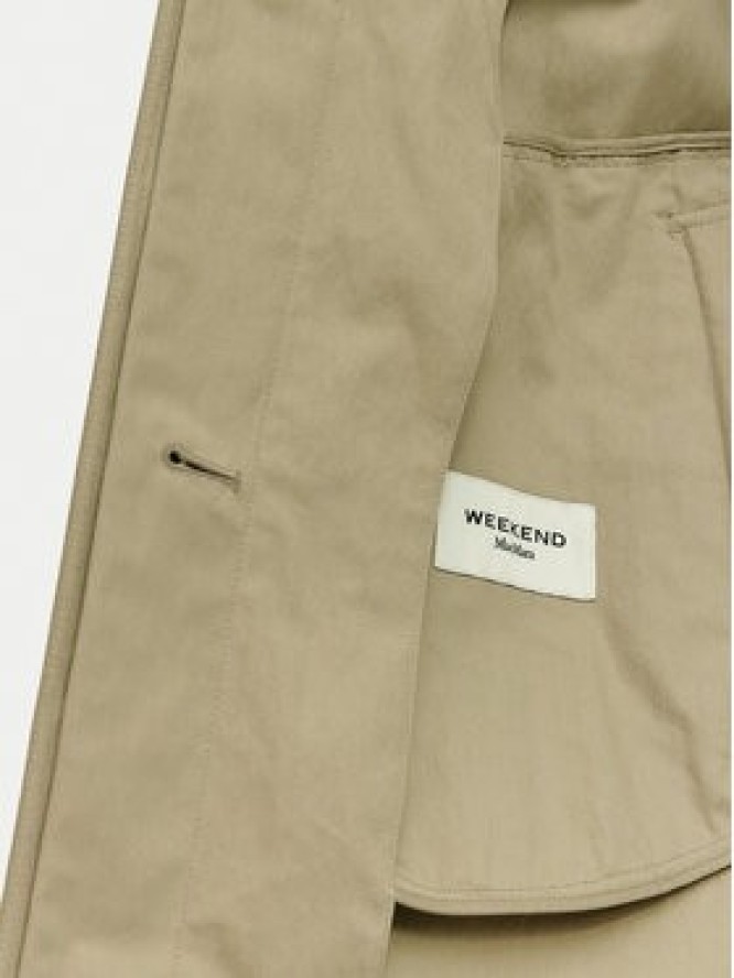 Weekend Max Mara Płaszcz przejściowy Angus 2625026041 Beżowy Regular Fit