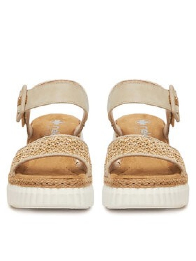 Rieker Sandały 69176-62 Beżowy