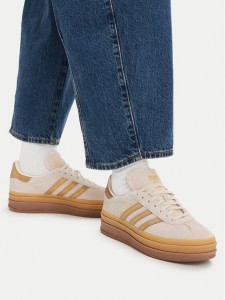 adidas Sneakersy Gazelle Bold IH6781 Beżowy
