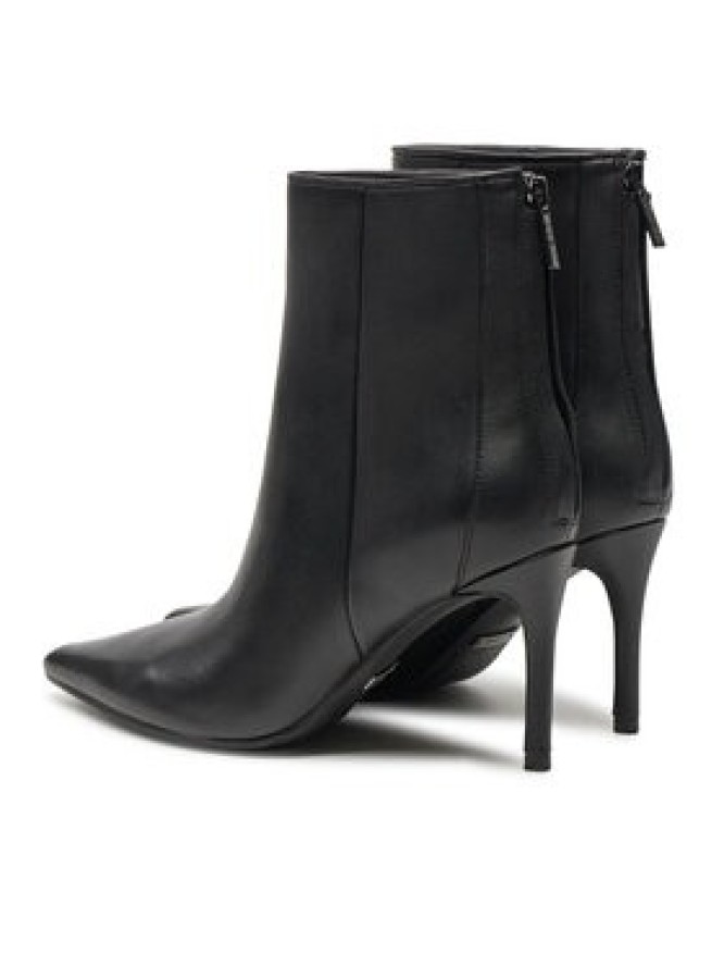 Guess Botki Feyly FLDFEY LEA10 Czarny