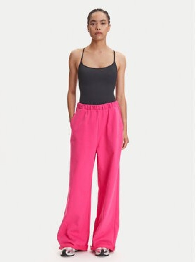 HUGO Spodnie dresowe Nasuede_4 50541179 Różowy Relaxed Fit