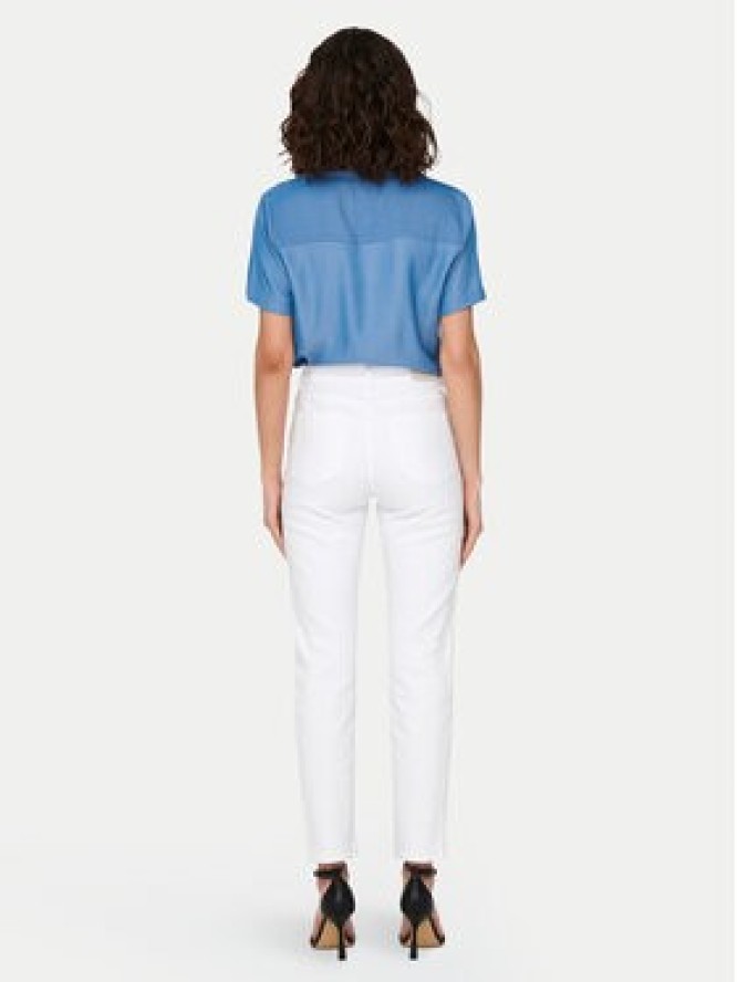 ONLY Jeansy Emily 15292435 Biały Straight Fit