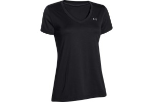 Koszulka z krótkim rękawem Damska Under Armour Tech SSV Solid Czarny