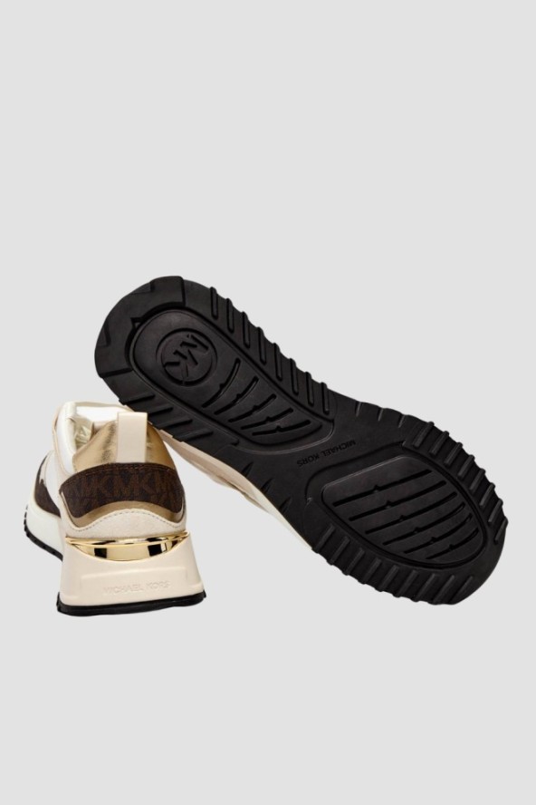 MICHAEL KORS Białe sneakersy damskie Theo Trainer, Rozmiar 37,5