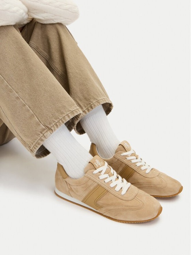 LAUREN RALPH LAUREN Sneakersy Dani Lw 802P15837001 Beżowy