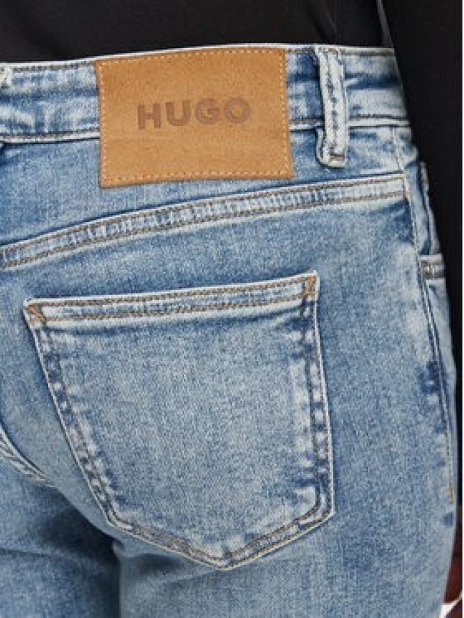 HUGO Jeansy Gelissa 50568888 Niebieski Bootcut Fit