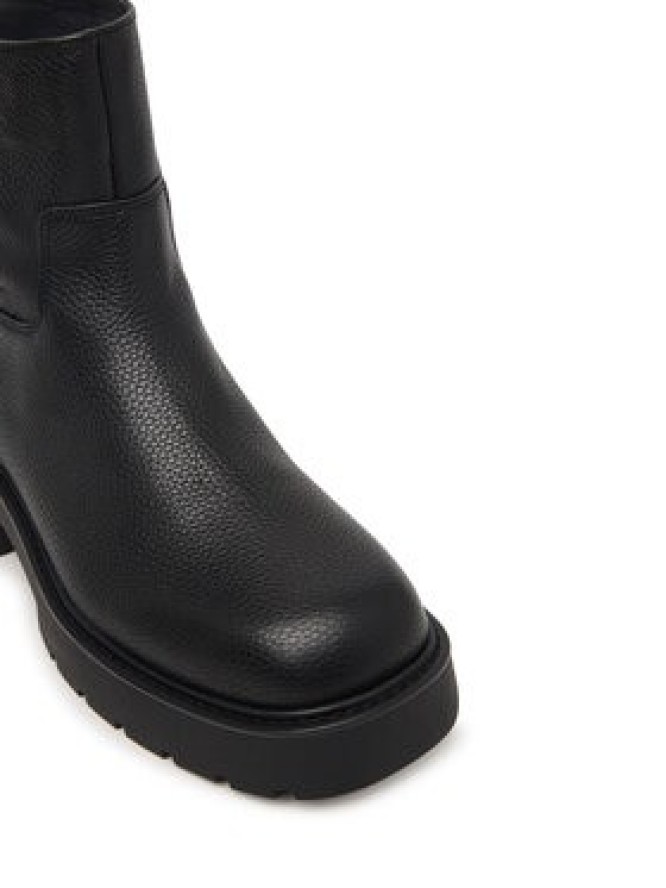 Calvin Klein Botki Chunky Ankle Boot Lth Hdw HW0HW03202 Czarny