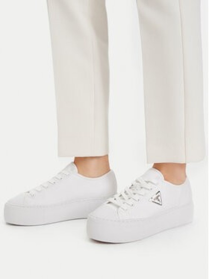 Guess Trampki FLJJZ3 FAB12 Biały