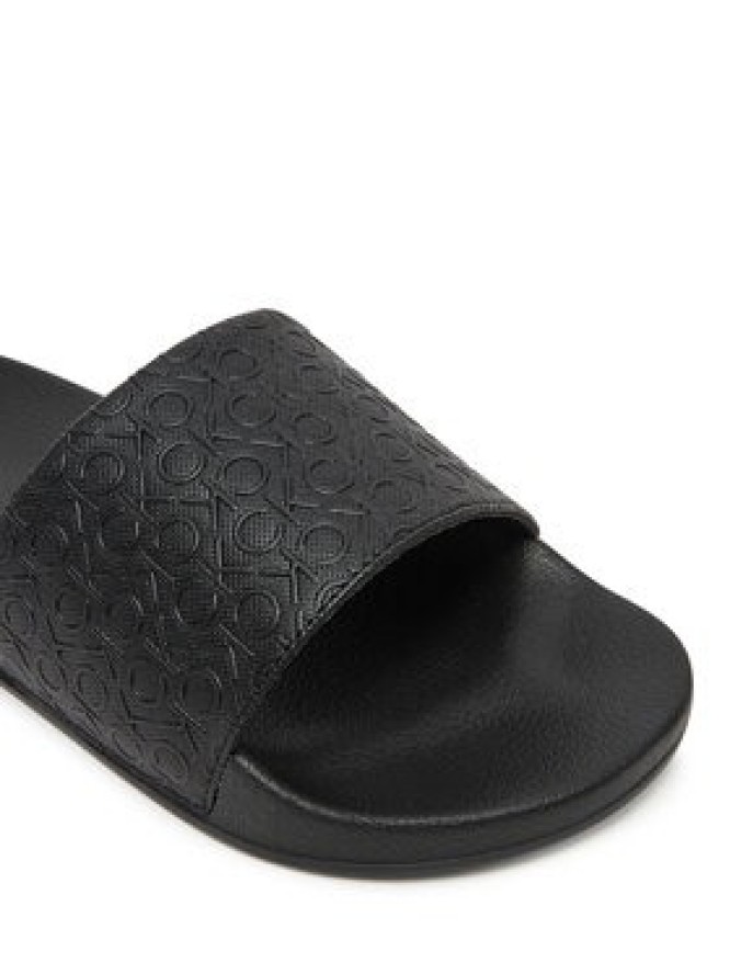 Calvin Klein Klapki Pool Slide Mono HW0HW02541 Czarny