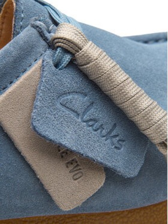 Clarks Półbuty WallabeeEVOSh 26181476 Niebieski