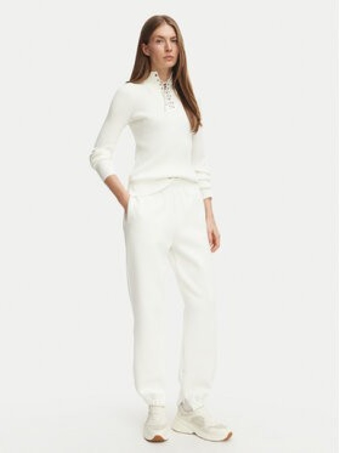 Liu Jo Sport Sweter TF6082 MS63L Kremowy Regular Fit