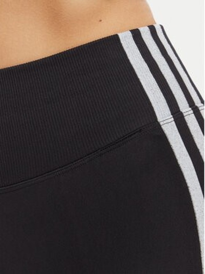 adidas Legginsy Essentials 3-Stripes Seamless Leggings KZ4121 Czarny Slim Fit
