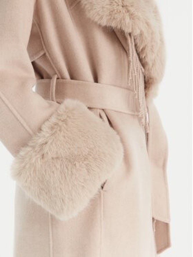 Marciano Guess Płaszcz wełniany 5BGL46 7125A Beżowy Regular Fit