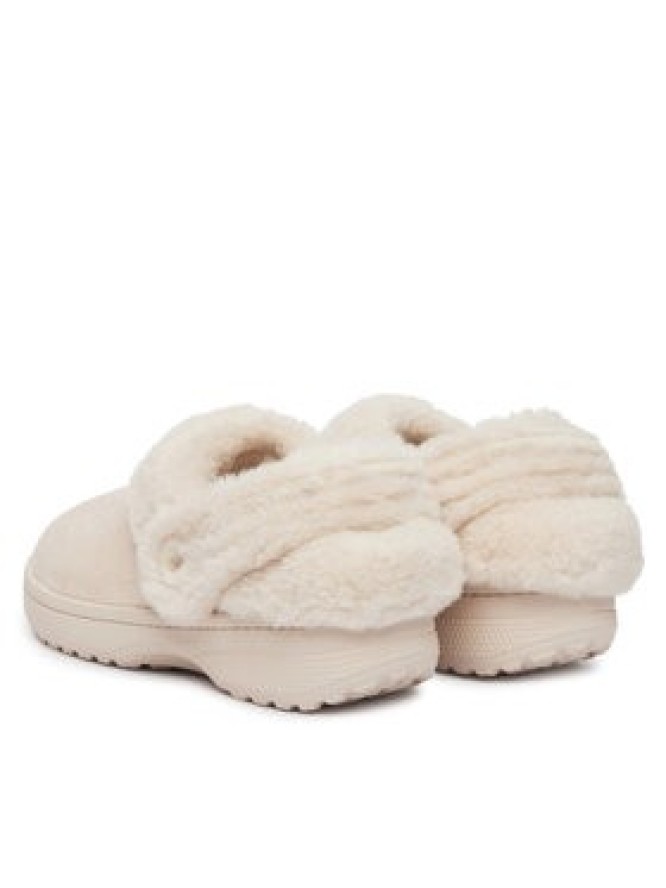 Crocs Klapki Classic Unfurgettable Vegan Suede Clog 212106 Kremowy