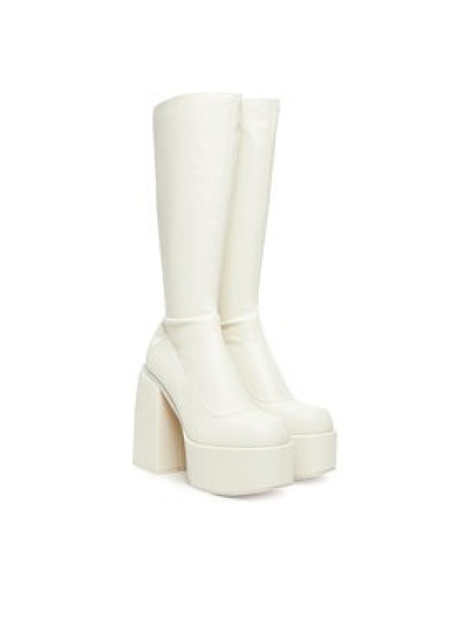 Naked Wolfe Kozaki Spice Biały