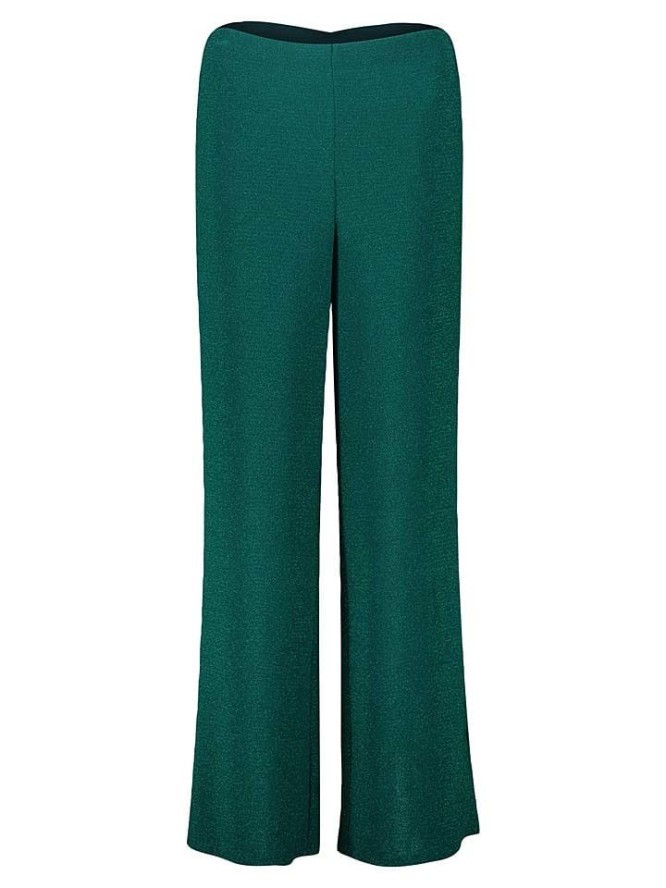 Vera Mont Spodnie w kolorze ciemnozielonym rozmiar: 36