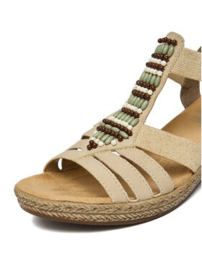 Rieker Sandały CEO-V2451-62 Beżowy