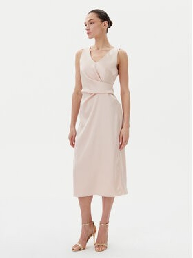 Rinascimento Sukienka koktajlowa CFC0122928003 Różowy Regular Fit